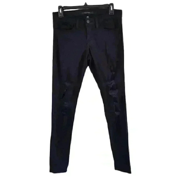 Frying Monkey Black Ripped Skinny Jeans 27 - Picture 1 of 7